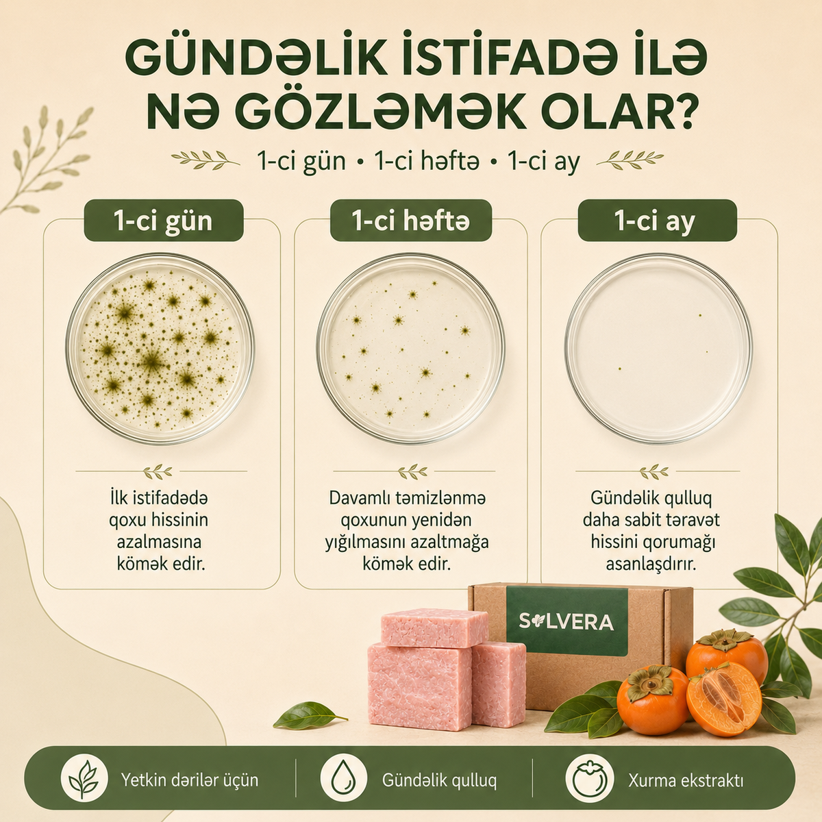 Solvera | Yaşlılıq Qoxusu üçün Xurma Sabunu