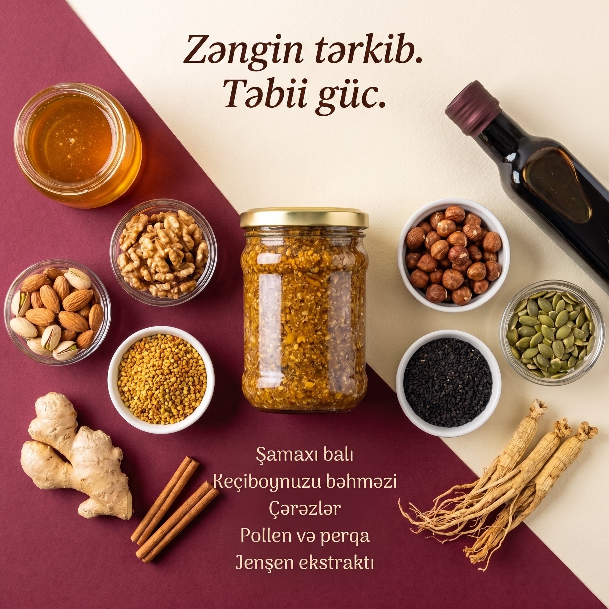 Hünkar Balı — Təbii Güc Qarışımı