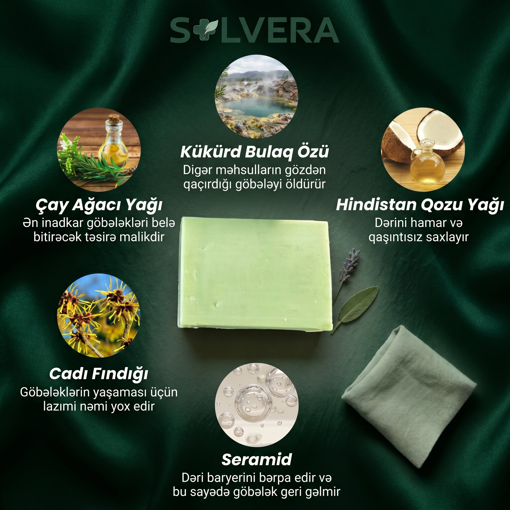 Solvera | Göbələk Əleyhinə Təbii Sabun